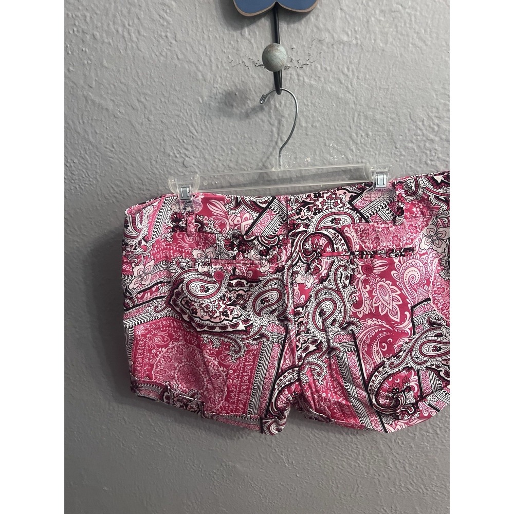 New York & Company Shorts Womens Size 14 Pink Black & White - Picture 5 of 9